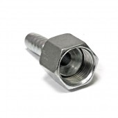 INSERTO A PRESSARE TUBO 1/4" FEMMINA JIC 9/16"